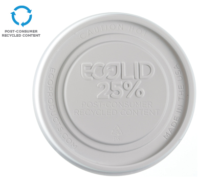 EcoLid® 25% Recycled Content Food Container Lid